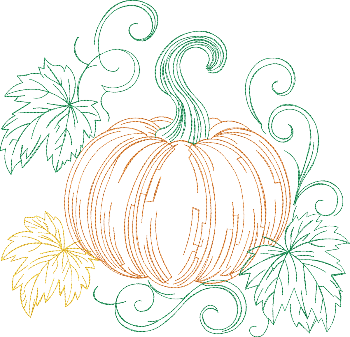 Pumpkin Full Front Runline