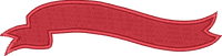 Red Slim Banner Ribbon
