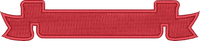 Red Flat Banner Ribbon