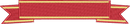 Red Gold Straight Banner Ribbon
