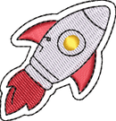 Cartoon Rocket Ship