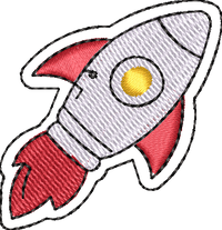 Cartoon Rocket Ship