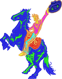 Rodeo Bronc Rider