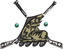 Roller Hockey Skate Olive