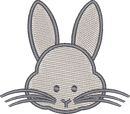Bunny Face Outline