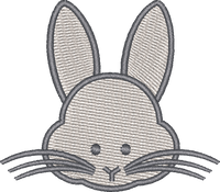 Bunny Face Outline