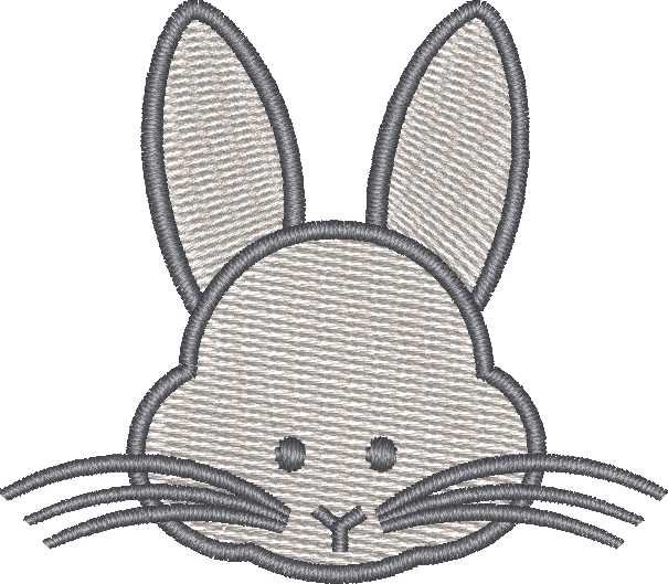 Bunny Face Outline