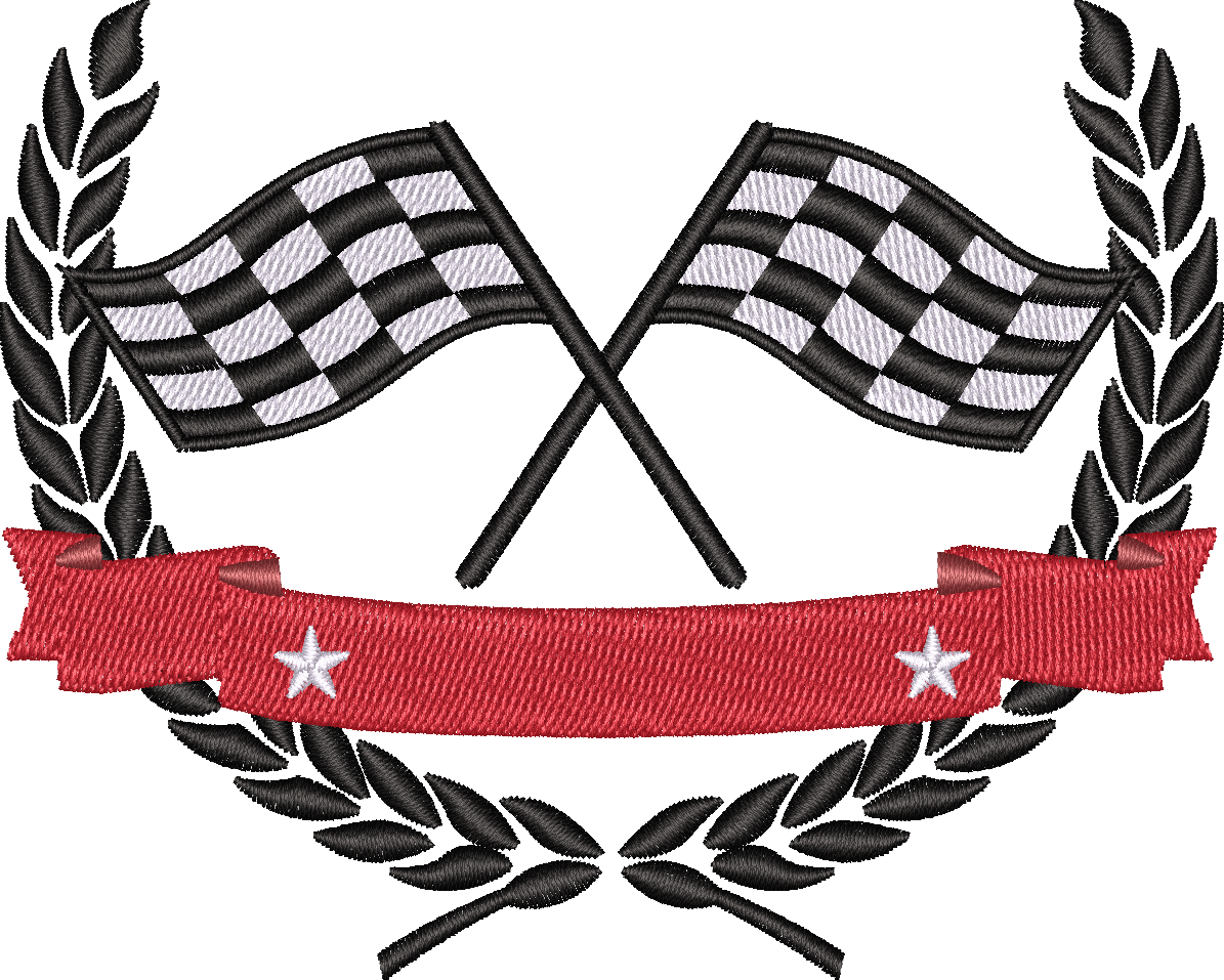 Racing Flags Crest Banner1