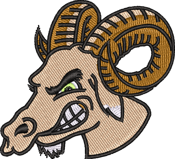 Ram Head Mascot