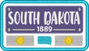 South Dakota State License Plate