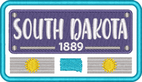 South Dakota State License Plate