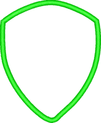SHIELD — embroidery design preview