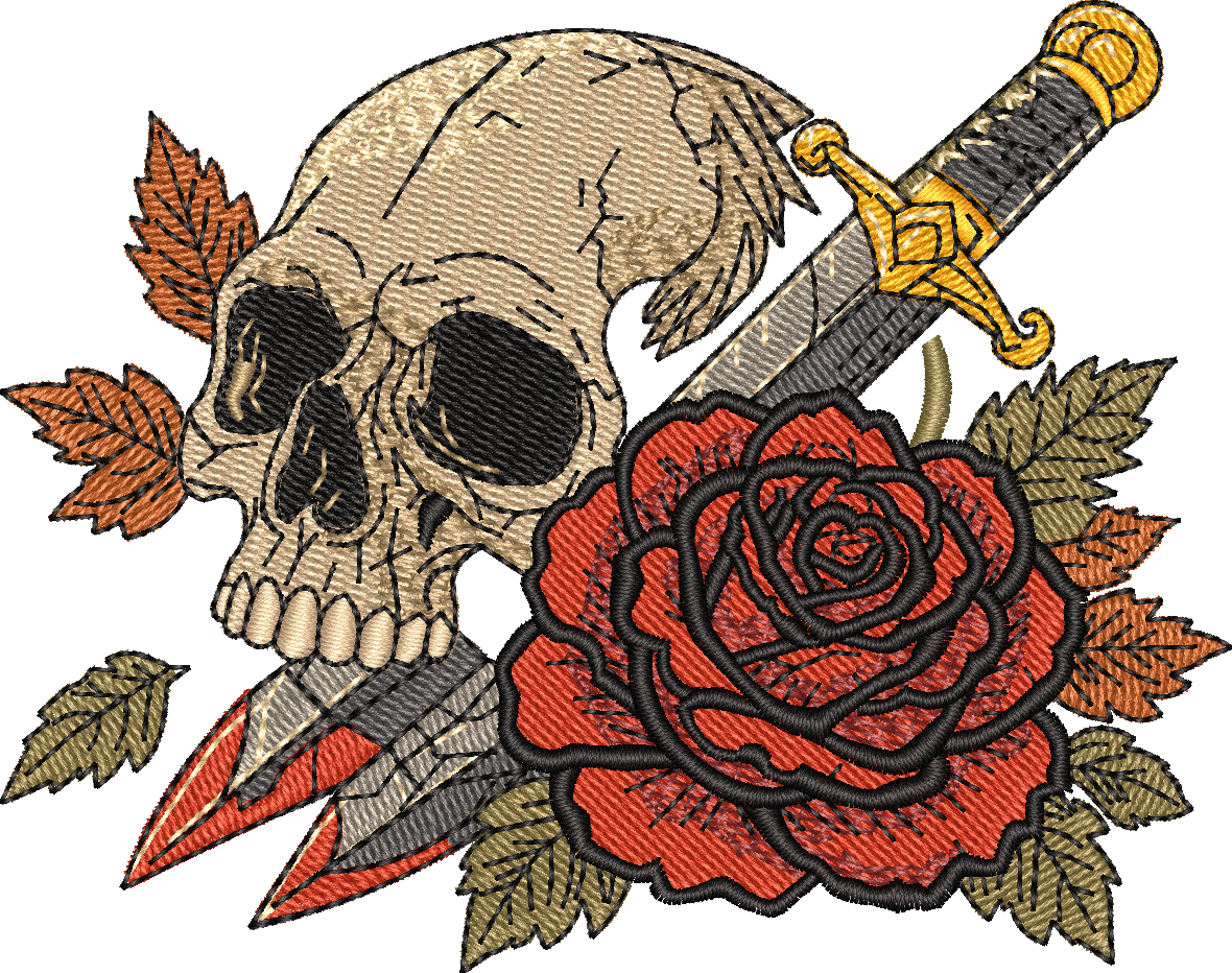 Skull Dagger Tattoo