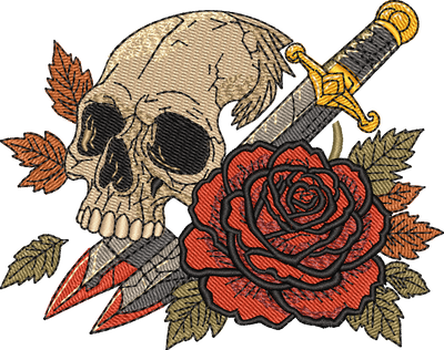 Skull Dagger Tattoo