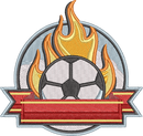 SOCCER BANNER — embroidery design preview