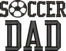 SOCCER DAD — embroidery design preview