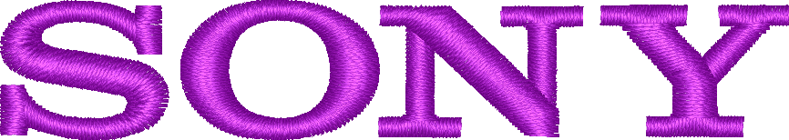 SONY — embroidery design preview