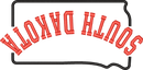 South Dakota State Upside Down — embroidery design preview