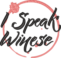 SPEAK WINE — embroidery design preview