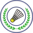 SPORTS BADMINTON — embroidery design preview