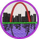 STL ARCH — embroidery design preview