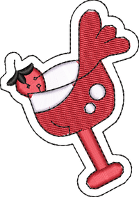 STRAWBERRY DAQ — embroidery design preview