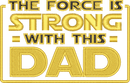 STRONG DAD — embroidery design preview