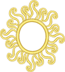 SUN — embroidery design preview