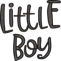 Little Boy Saying