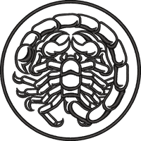 Scorpio Zodiac Emblem