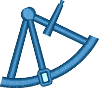 Sextant — embroidery design preview