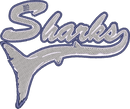 Sharks Mascot Tail — embroidery design preview