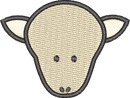 Sheep Head — embroidery design preview