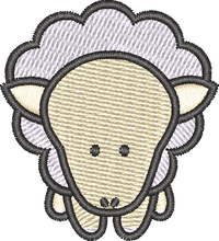 Sheep — embroidery design preview