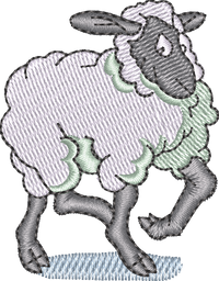 Sheep2 — embroidery design preview