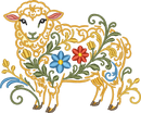 Sheep Filled Flowers