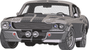 Shelby Gt500e — embroidery design preview