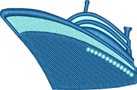 Ship — embroidery design preview
