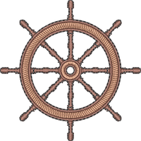 Shipwheel1 — embroidery design preview