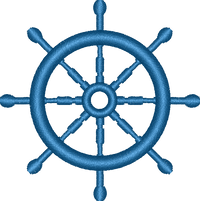 Shipwheel2 — embroidery design preview