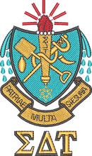 Sigma Delta Tau — embroidery design preview