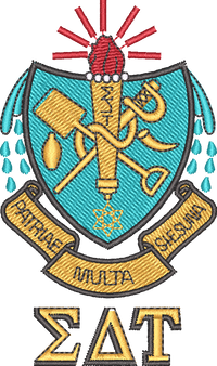 Sigma Delta Tau — embroidery design preview