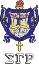 Sigma Gamma Rho — embroidery design preview