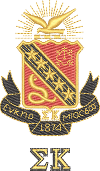 Sigma Kappa — embroidery design preview