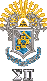 Sigma Pi — embroidery design preview