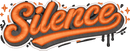 Silence 3D Puff Foam embroidery design preview