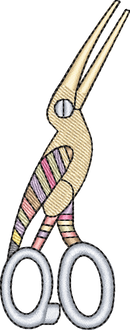 Sissor 6 — embroidery design preview