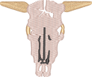 Skull — embroidery design preview