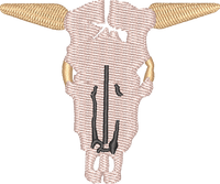 Skull — embroidery design preview