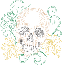 Skull Full Front Runline